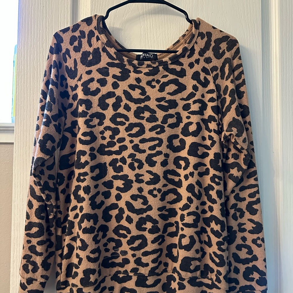 Buffalo David Bitton Animal Print Sweater